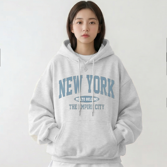 몰토벨리노 뉴욕엠파이어MB 여성 오버핏 후드티