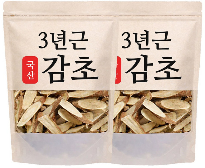 오늘약방 햇감초 3년근 국산 감초, 80g, 2개