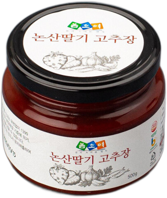 봄초여 논산딸기고추장, 1개, 500g