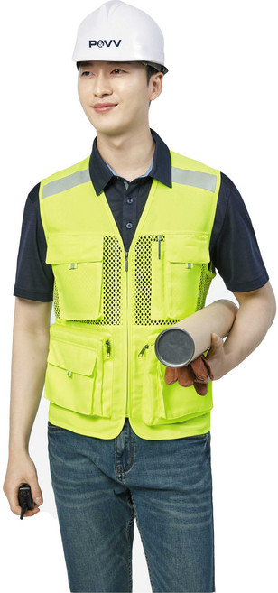 SM-V2201 파브 망사 형광 조끼 메쉬 근무 조끼