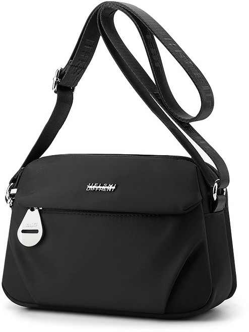 나인벨로 여성 미니크로스백 방수 나일론 4포켓 가방