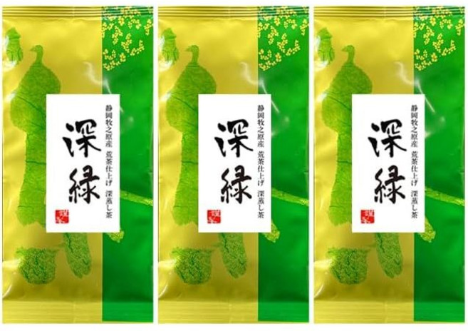 日本靜岡牧之原產 深綠深蒸茶 濃郁香氣, 1個, 超值/三包組