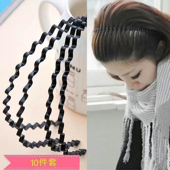 簡約波浪髮箍, 1個, 升級波浪10個, N/A