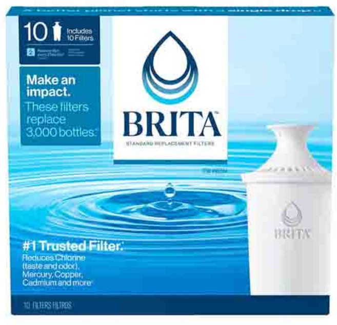 브리타 정수기 필터 밸류팩 10개입