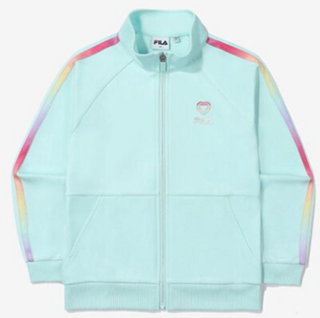 [휠라] 키즈자켓 TQJ FK2FTF1110F-PMI Girls 레인보우 하트 집업