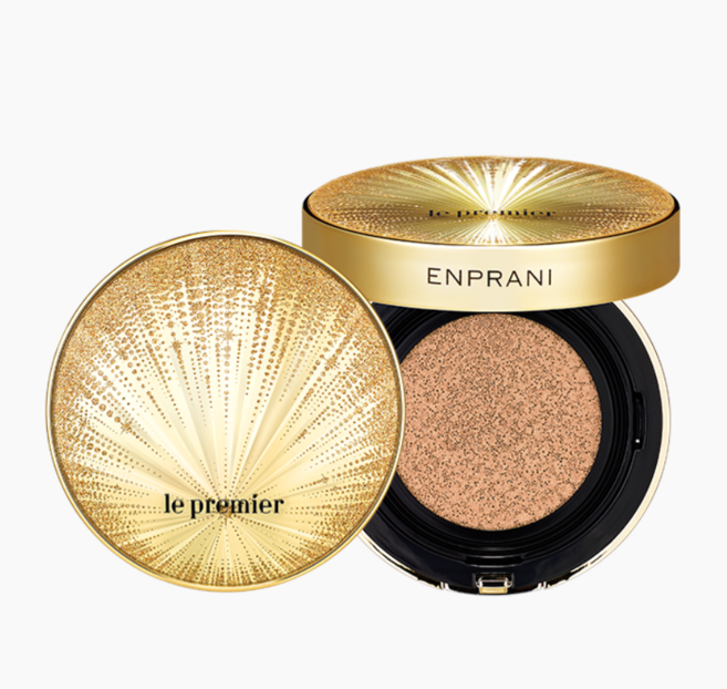 엔프라니 르 프리미어 볼륨 커버 쿠션 21호(리필2개 포함) 또는 23호(리필2개 포함) / SPF50+ PA+++/ 자외선차단 미백 주름개선 3중 기능성/, 23호+리필2개, 1개