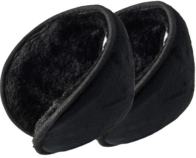 네이처블랙 겨울 방한용 귀마개 2개