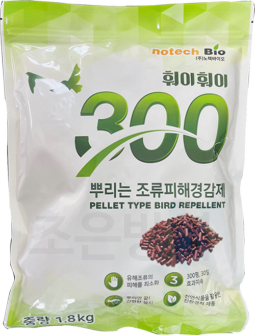 훠이훠이 까치 비둘기 까마귀 꿩등 조류퇴치제1.8kg 1봉지, 1p, 1개