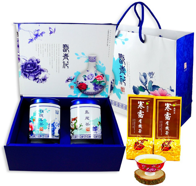 鑫龍源 杉林溪高山茶葉禮盒, 2個, 茶葉罐