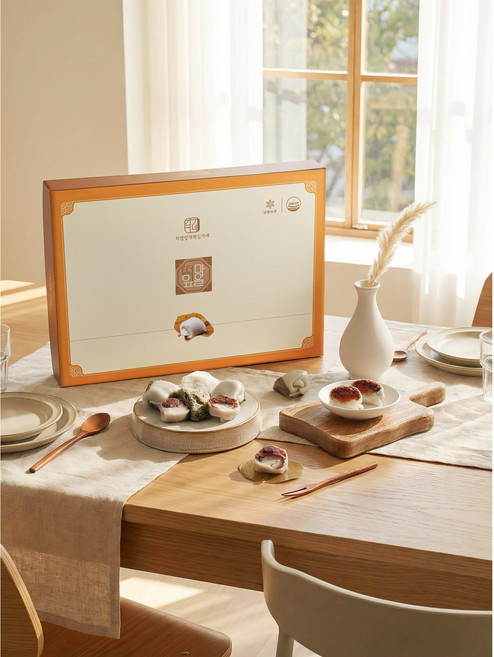 의령망개떡 선물세트 C세트 (5종) 쇼핑백 포함, 24개, 870g