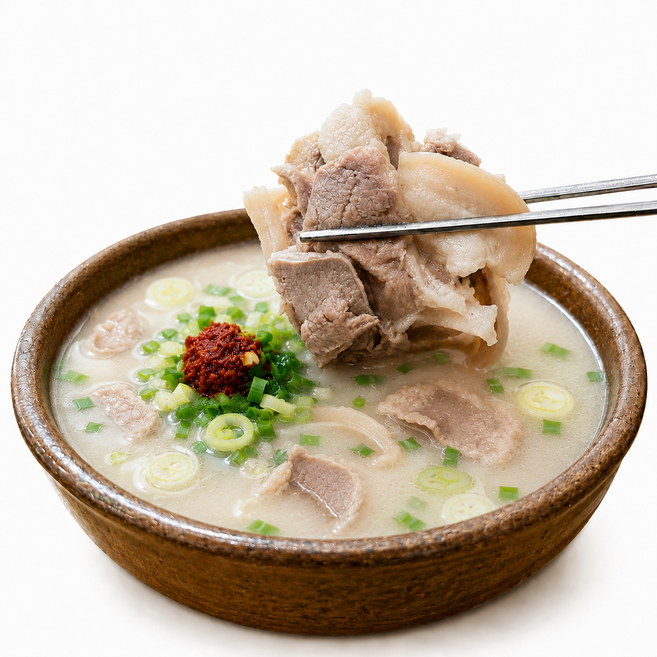 자고로 돼지국밥 국내산 푸짐한 밀키트, 5개, 650g