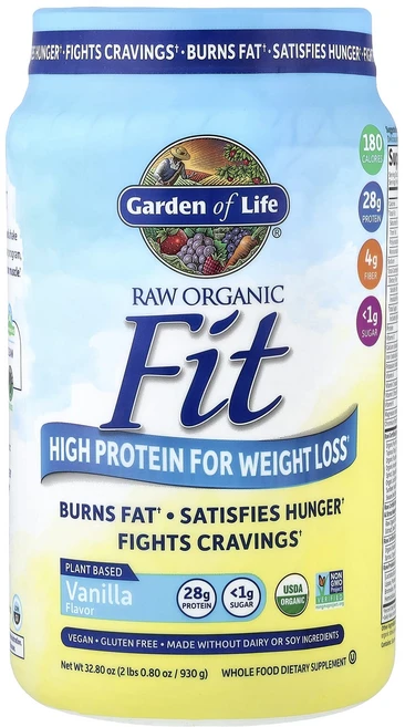 새해 건강을 선물하세요 Garden of Life Raw 오가닉 핏 체중 감량을 위한 하이 프로틴 바닐라 930g(2lb) 특별관리진행, GardenofLifeRaw오가닉핏체중감량을위한하이프로, 930g, 1개 - 쿠팡