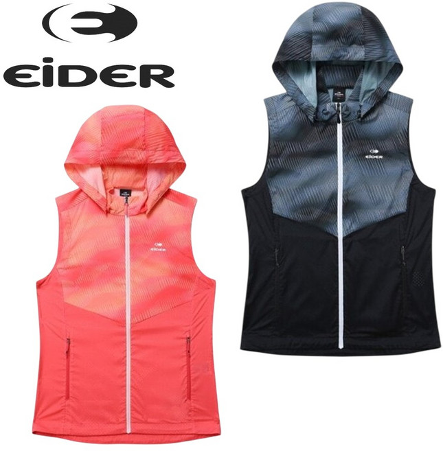 [백화점발송] 아이더 여성 조끼 기능성 베스트 후드일체형 트레이닝 야외운동 아웃도어 등산 러닝 하이킹 트레킹 조깅 가볍고 활동성 좋은 자켓