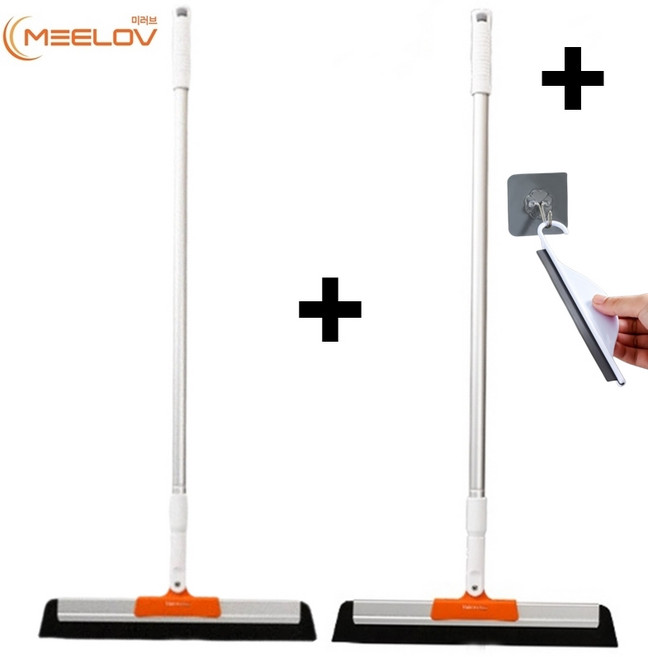 [ 1+1 행사 ] 미러브 물기제거기 롱스퀴지 핸디형 욕실 물기제거 화장실 바닥 샤워부스 청소, 1개, 상세페이지 참조