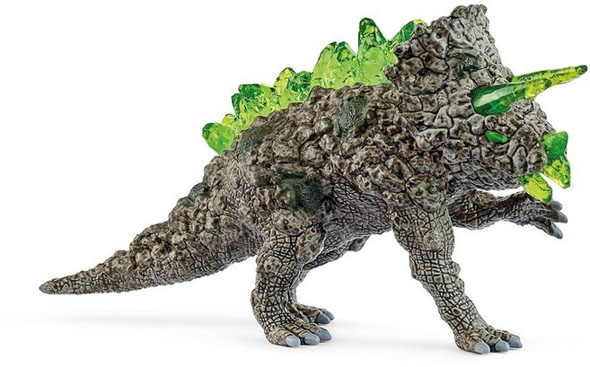 Schleich 슐라이히 Eldrador Creatures - 신화 15.2cm 스톤 트리케라톱스. 및 멋지고 디테일한 공룡 액션 피규어 재미있고 상상력이 풍부한 놀이 동물 야, Stone Triceratops