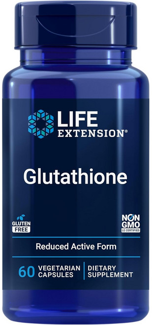 LIFE EXTENSION 穀胱甘肽素食膠囊, 60顆, 1罐