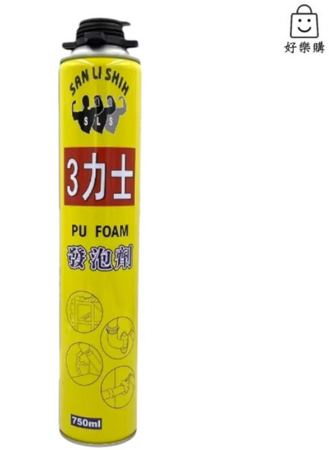 力士 750ml 專業型發泡膠 槍型發泡劑, 1個