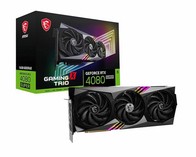 MSI RTX 4070 슈퍼 12G 2X OC 게이밍 그래픽 카드 - 12GB GDDR6X(21Gbps / 192비트) 4.0-2, 12 RTX 4080 SUPER 16G GAMING X