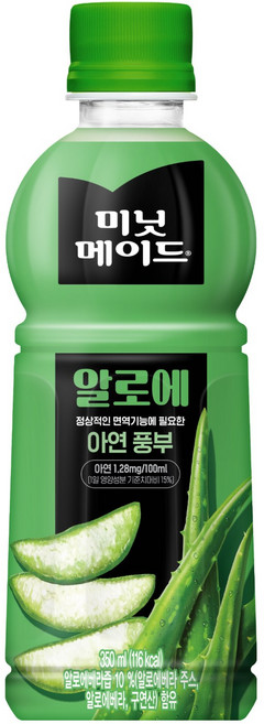 미닛메이드 알로에, 350ml, 12개