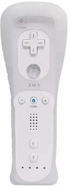 실리콘 케이스가있는 Nintendo Wii 게임 제어용 원격 패드 용 1pcs 옵션 리모컨, 5 Without Motion Plus