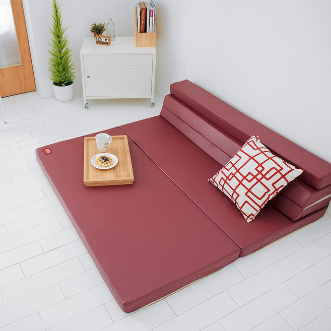 더블샵 듀얼PU 5단 접이식 매트리스 쇼파베드