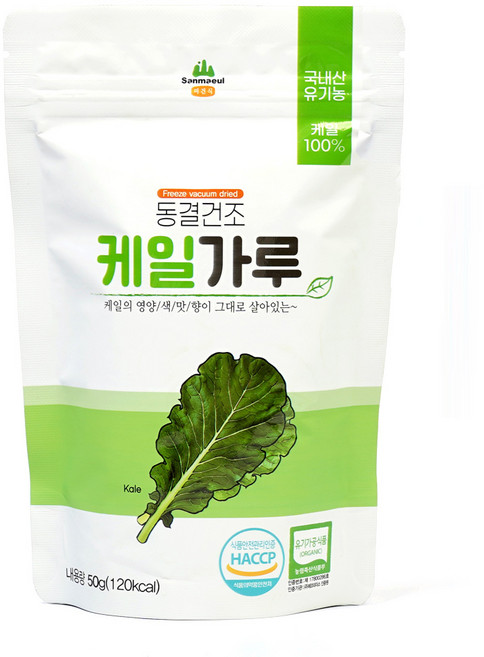 산마을 동결건조 유기농 케일가루 50g, 3개