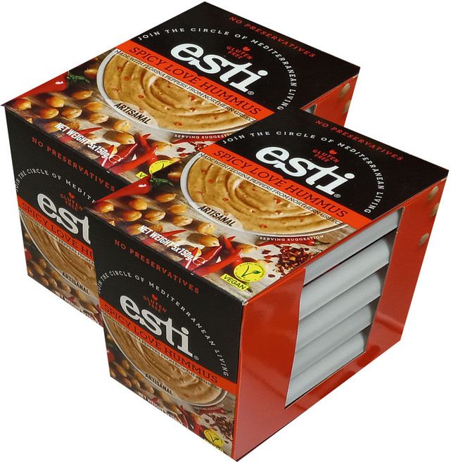 코스트코 Esti스파이시 후무스 아이스포장, 750g, 2개