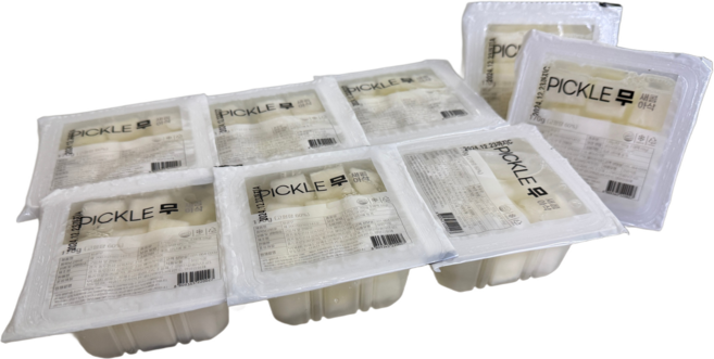 치킨무 피클무 170g 국내산, 8개