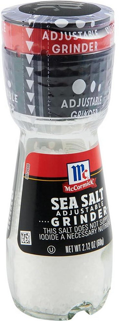 McCormick 바다 소금 그라인더 60.1g(2.1온스), 1, 60.1g