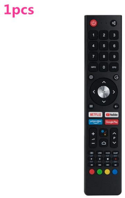 CHIQ TV U55H7A U58H7A U43H7A GCBLTV02ADBBT 액세서리와 호환되는 리모컨, 01 1pcs, 한개옵션1