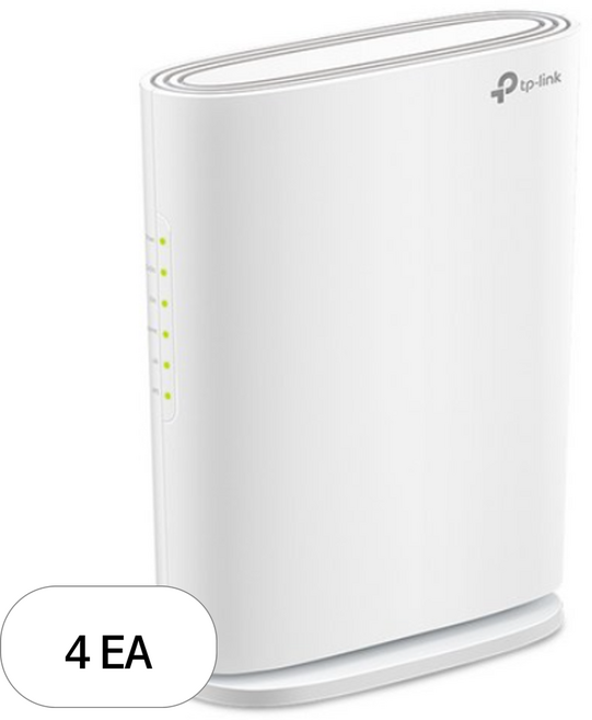 티피링크 AX1800 듀얼 밴드 기가비트 Wi-Fi 6 공유기, Archer AX23V, 4개
