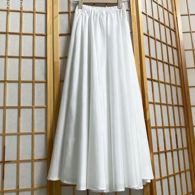 漢服襯裙 白色高腰防走光打底長裙