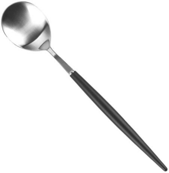 백산 보겐 에펠 샤틴 커트러리 숟가락, 화이트, 선택:화이트