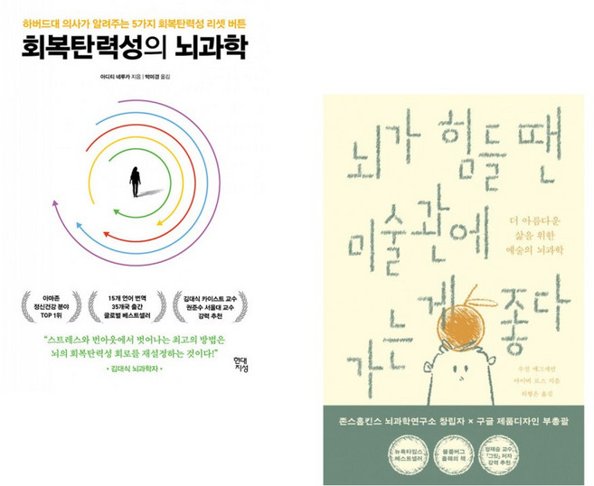 (아디티 네루카) 회복탄력성의 뇌과학 + (수전 매그새먼) 뇌가 힘들 땐 미술관에 가는 게 좋다 (전2권)