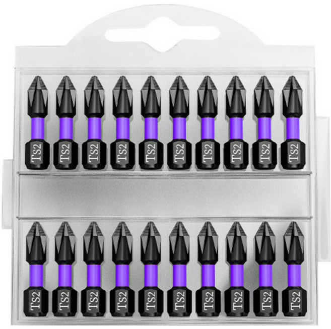 InLoop 드릴 비트 세트 자석 다용도 만능 멀티 십자 드라이버 전동 드릴 육각 비트, 1개, 25mm