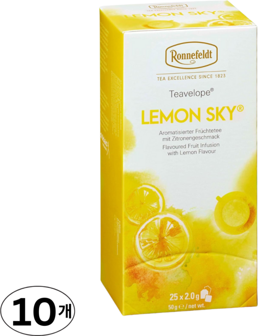 로네펠트 티벨롭 레몬 스카이 25티백, 10개, 50g, 25개입, 2g