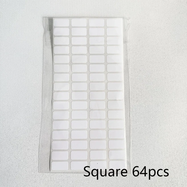 다이아몬드 페인팅 도구 라운드 라벨 스티커 보관함 액세서리 15mm 사이즈), 12 Square 64pcs