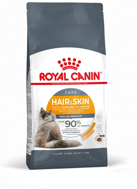 ROYAL CANIN 亮毛護膚成貓乾糧, 2kg, 1包, 敏感膚質成貓HS33