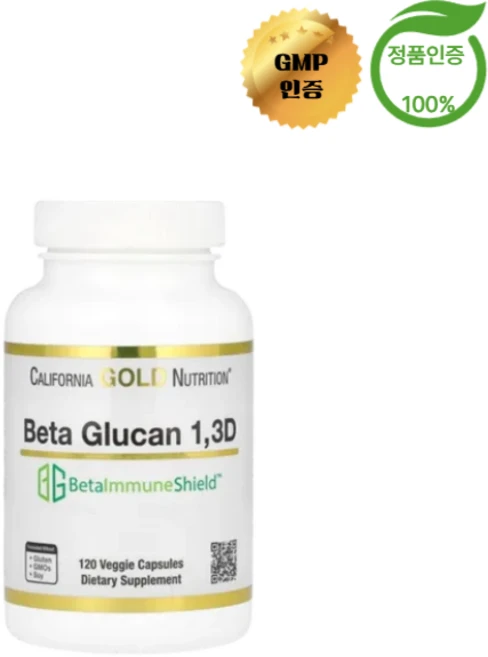 캘리포니아 골드 뉴트리션 CGN 해조류 추출 베타글루칸 120정, 1개 - 쿠팡