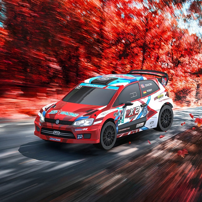ZD Racing RX12 오프로드 레이싱 RC카 브러시리스 1/12 사륜, 1개, RX12 레드