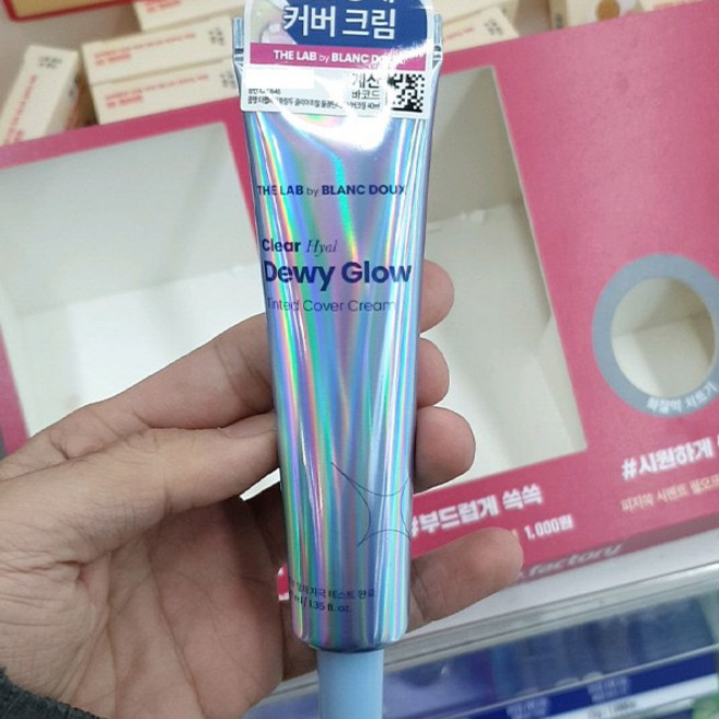 [SNS핫템] 파데프리 더랩 바이 블랑두 클리어 히알 물광 틴티드 커버크림, 기본선택, 1개