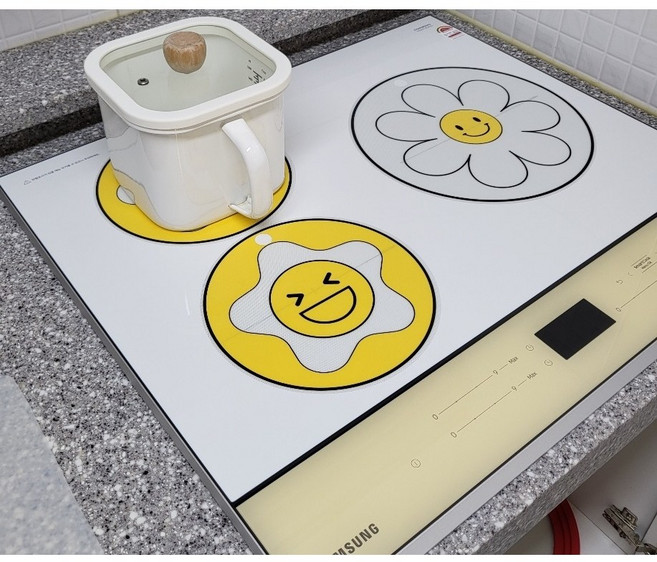 수요와공급 실리콘 인덕션 보호매트 3종 세트 3개