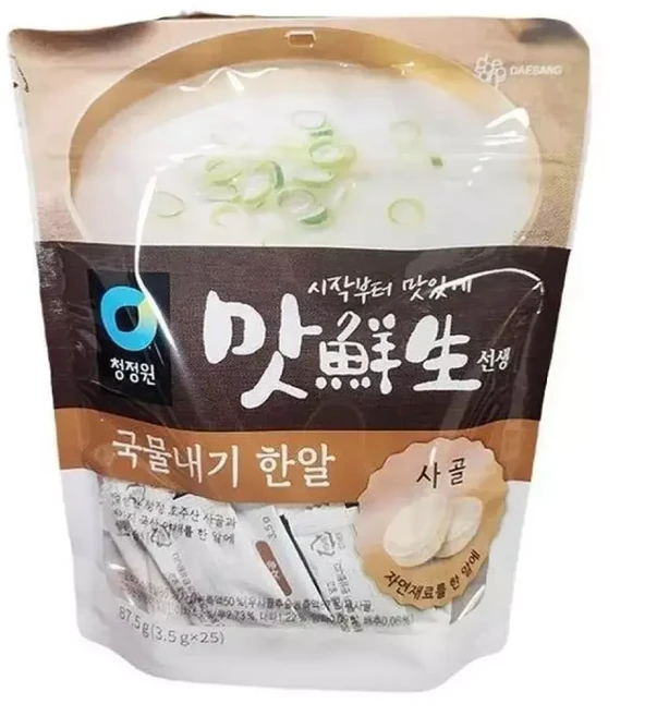청정원대상 맛선생 사골 국물내기한알 87.5g(3.5g X 25개입) (8801052091938), 3.5g, 1개