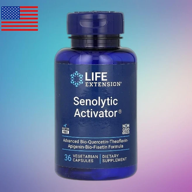 라이프익스텐션 Senolytic Activator 베지 캡슐 36정, 1개 - 쿠팡