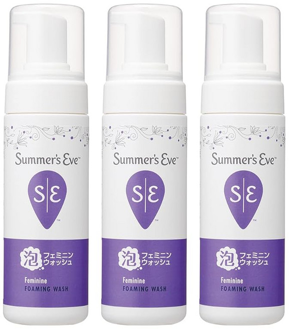 EC 한정 메이커 공식 Summers Eve 서머스이브 페미닌 거품워시 3개세트 델리케이트 존 소프 블랙헤드 비누 거품비누 보습 냄새 케어 PILLBOX