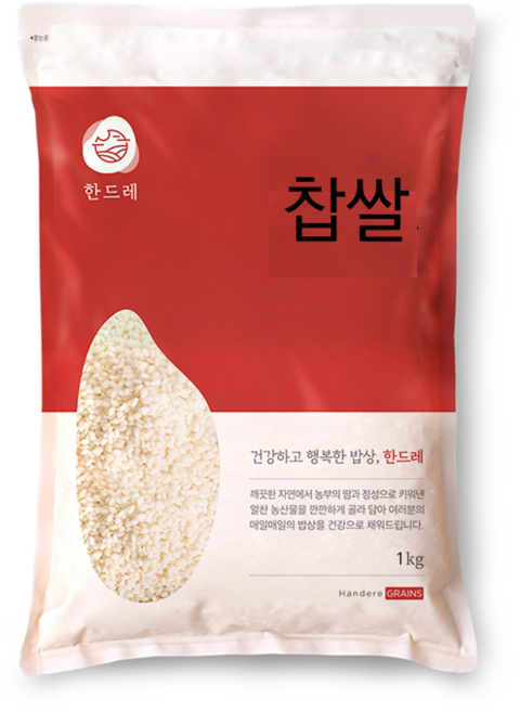 한드레 국산 찹쌀 1kg, 1개