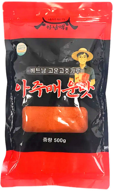 국내세척가공 베트남 고운 고춧가루 아주 매운맛 소스용 분말용, 1개, 500g
