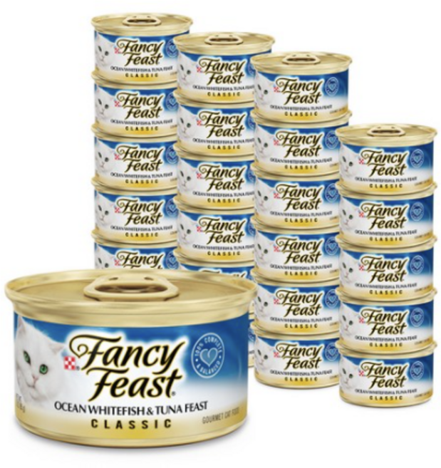 팬시피스트 화이트라벨 참치와 흰살생선 주식캔 24캔, 85g, 72개