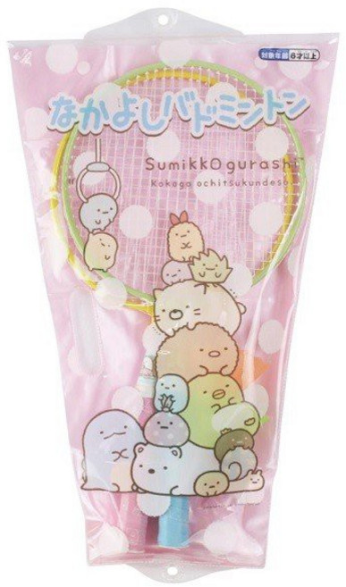 Sumikko Gurashi 角落生物 羽毛球拍玩具組 適合6歲以上, 1個