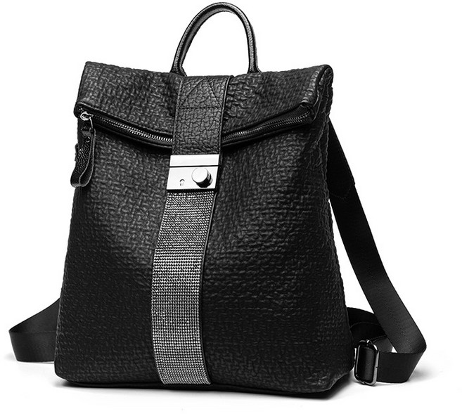 【DF】대외 무역 정품 가죽 배낭 일본과 한국 스타일 유행 코끼리 패턴 소 여성 레트로 광저우 도매